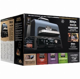 Ninja Woodfire Pro Connect XL Electric BBQ Grill & Smoker - Grill/røgeanordning - elektrisk