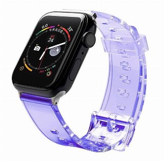 Hurtel Silicone Strap Bracelet Bracelet Strap Light for Apple Watch 38 / 40 mm