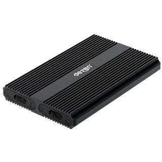 dezen M.2 Premium NVMe Dual Enclosure USB 3.2 Gen 2