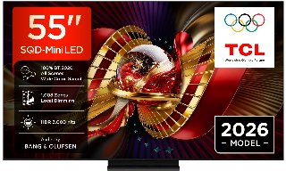 TCL 55" Fladskærms TV LCD 4K C8L 55C8L TV Ambilight - LED-bagbelyst LCD TV - SQD-Mini LED - Smart TV