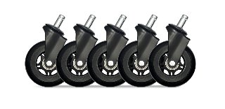 DUTZO Premium 3" universal gummihjul til alle stol typer