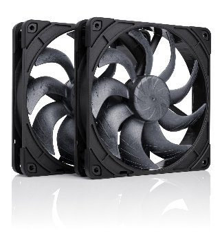 Noctua NF-A14X25 G2 PWM 140MM Chromax 2P Ventilator Sort - Indsats med blæser