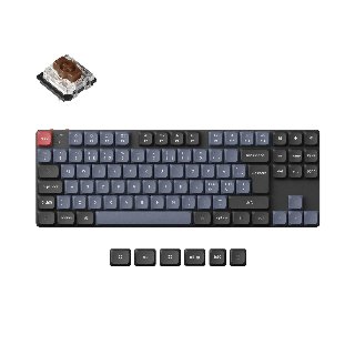 Keychron K1 Pro QMK/VIA Wireless RGB Hot Swap Low Profile Brown