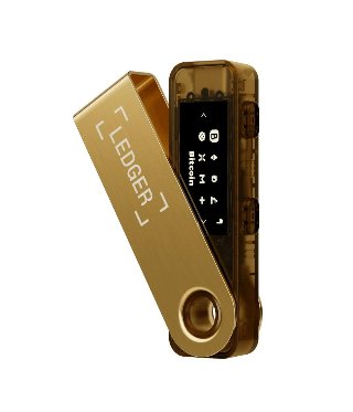 Ledger Nano S Plus Gold Crypto Hardware Wallet