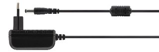 Strømforsyning, 100-240V AC 50/60Hz til 12V DC, 1A, 1,5m1.5m 12W Sort - Strømforsyningsadapter - ekstern