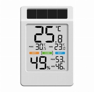 RainPoint B0590TH-V6 Solar-Powered Thermohygrometer