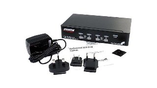 StarTech.com 4 Port 1U Rack Mount USB