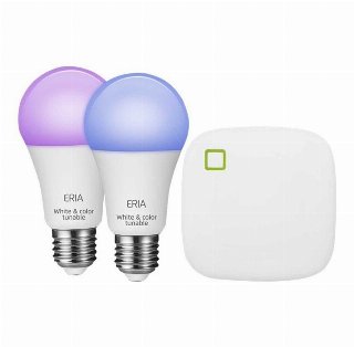 Adurosmart Startpakke 2 E27 RGB + Bridge 16mill. farver 2200-6500k ZigBee