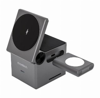 Choetech T632-F 3-in-1 15W inductive charger (black)