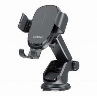 Choetech T203-F gravity car mount with 15W charger (black)