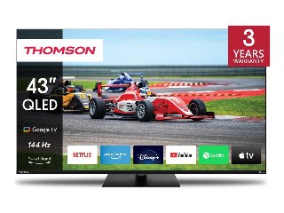 Thomson 43" Fladskærms TV LED 4K 43QG7C14 - LED-bagbelyst LCD TV - QLED Pro - Smart TV