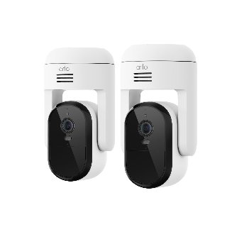 Arlo Essential 3 2K Pan-Tilt-Zoom-overvågningskamera (2-kameraer)