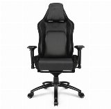 L33T E-Sport Pro Comfort Gaming Chair (PU) Black Gamer Stol