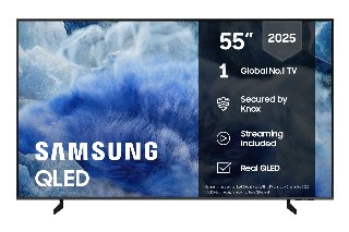 Samsung 55" Fladskærms TV QLED 4K TQ55Q8FAAUXXC - LED-bagbelyst LCD TV - QLED - Smart TV