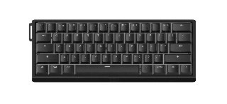 Wooting 60HE V2 Tastatur - ANSI Non Split Spacebar