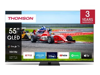 Thomson 55" Fladskærms TV LED 4K 55QG7C14 - LED-bagbelyst LCD TV - QLED Pro - Smart TV