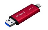 Kingston Dual Portable SSD - Solid state-drev - ekstern (bærbar)