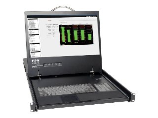 19" Tripp Lite Eaton Series 16-Port Rack Console Cat5 KVM Switch 1U RM 19" LCD Rackmount