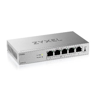GS1200-5HPV3 Administreret L2 Gigabit Ethernet (10/100/1000) Strøm over Ethernet (PoE) Desktop Grå - Switch - 5 porte - Administreret