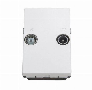 Triax Wall Outlet FM/TV TD 260E White