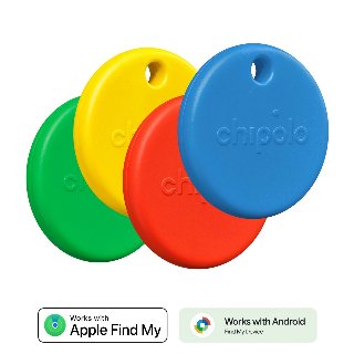 Chipolo POP - Red/Blue/Yellow/Green (4-Pack)