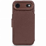 Leather Detachable WalletiPhone Air Brun