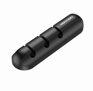 Vention Cable Manager for Desktop Computers with 7 Ports Black