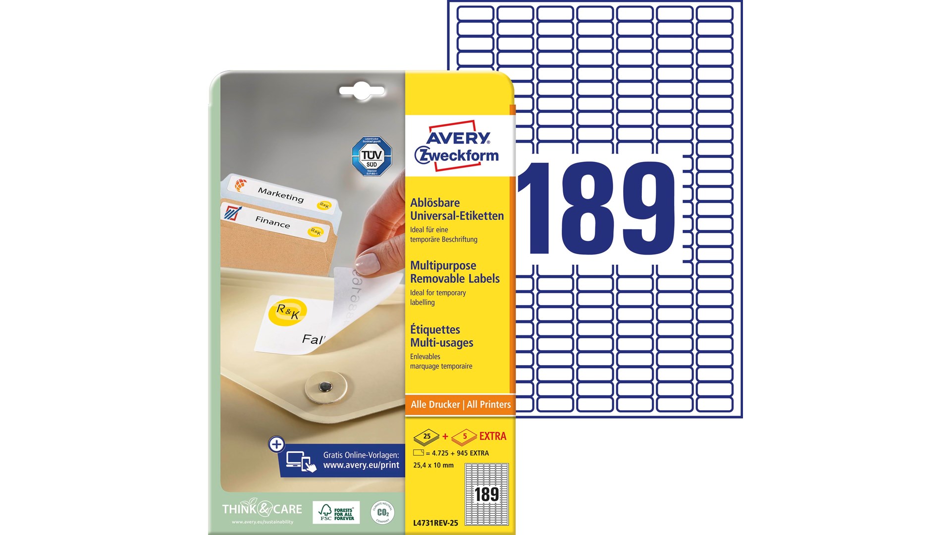 Avery L4731REV-25