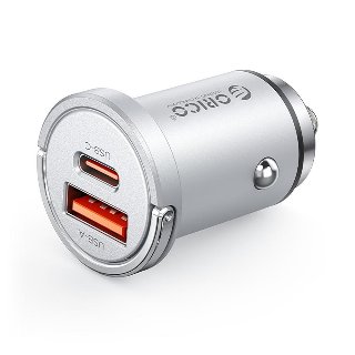 ORICO MiniRing Pro 45W USB-A + USB-C Car Charger