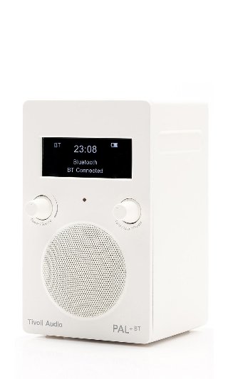 Tivoli Audio PAL+BT DAB+ bærbar radio, hvid