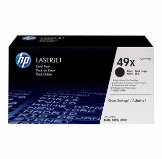 HP 49X Sort 6000 sider Toner Q5949XD - Tonerpatron