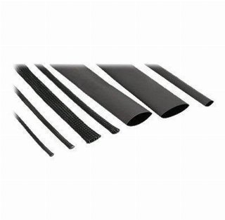 InLine Cable Sleeving + Shrink Tubing Set Black
