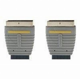 Bandridge Video / audio cable SCART (M) to SCART (M) 5 m flat