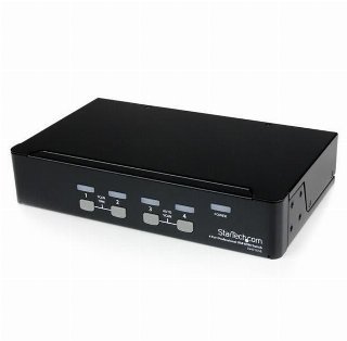 StarTech.com 4 Port Professional VGA USB KVM Switch with Hub
