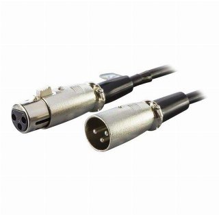 Deltaco XLR-lydkabel 3-pin han - 3-pin hun 7m s