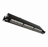 Solarix patch panel with cable management - Patch panel med kabelstyring - CAT 6