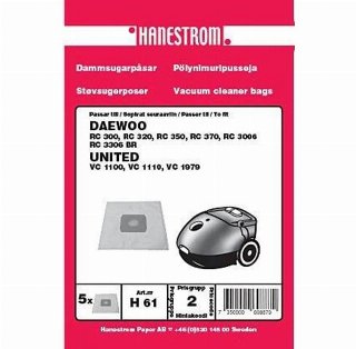 hanestroem Vacuum Cleaner Bags