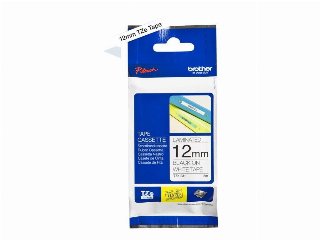 Brother TZE231 / TZe 231 Labelling Tape Cassette - Black on White 12mm wide