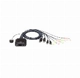 ATEN CS22DP 2P USB DP cable KVM Switch - KVM / audio / USB switch - 2 porte