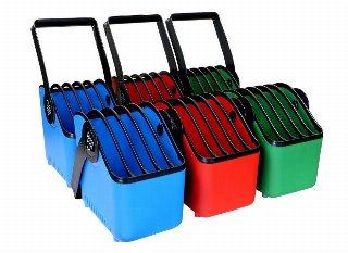 Lockncharge Stor 13 tommer Plastikkurv Til Apparater, 6-pak