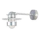 Louis Poulsen Albertslund væg 100W E27 galvaniseret lang arm