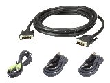 ATEN CABLE KIT DVI-Dd/USB/SP L:3M