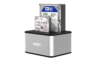 dezen Dual HDD Docking Station - 2.5" & 3.5"