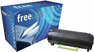 FREECOLOR Toner Lexmark MS310 HY black kompatibel - Tonerpatron