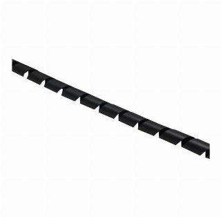 InLine Cable Gland / Spiral Wrapping Band 10m black 18mm