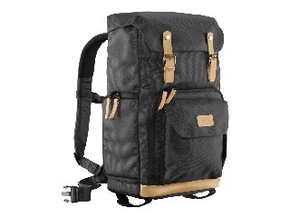mantona Luis Photo Backpack Black Retro