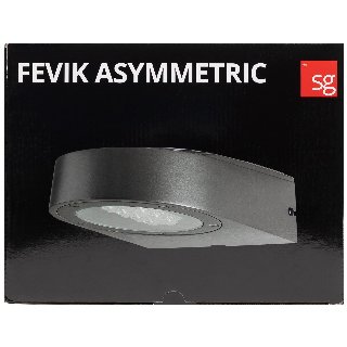SG Armaturen Fevik asymmetrisk grafit asymmetrisk3000k