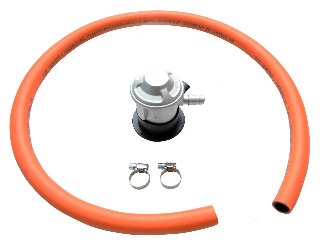 cozze ® regulatorsæt med slange 1,1 meter Incl 2 x spændebånd