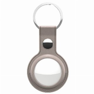 KeyBudz Leather Keyring for AirTag 2-pack