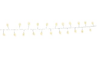 Goobay Silver Wire Cluster String Light with 50 LEDs